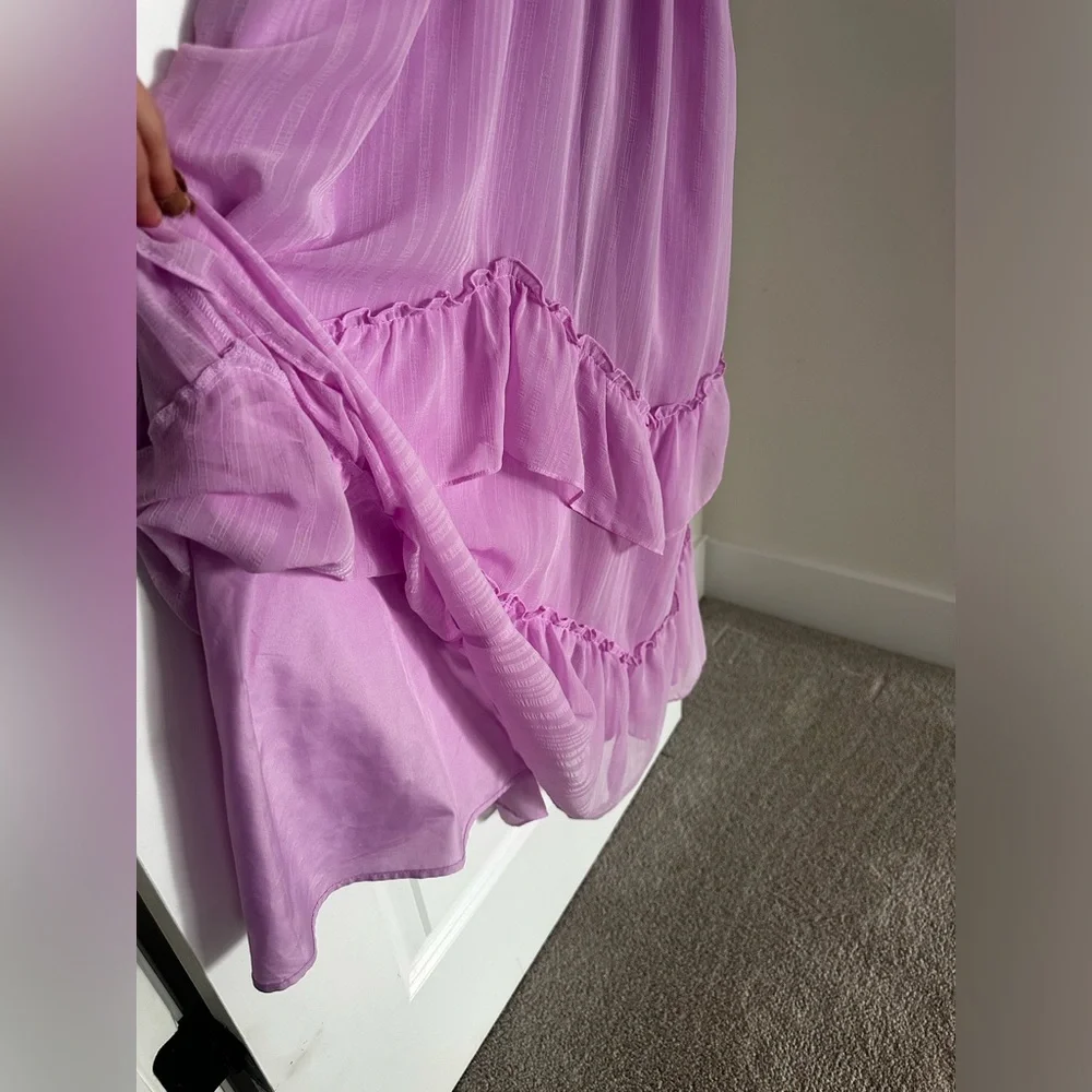 BETSEY JOHNSON Shadow Stripe Midi Dress. Size XL 🌸🪻 - Picture 4 of 11